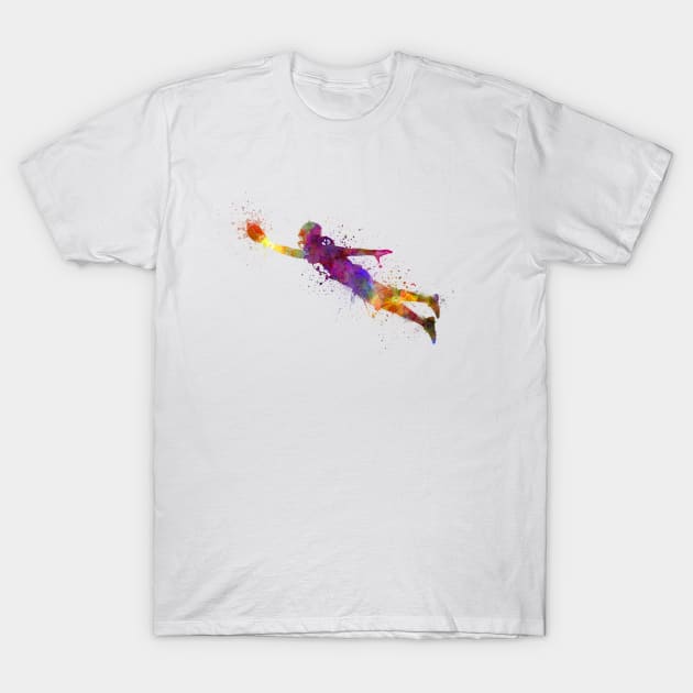 American football in watercolor T-Shirt by PaulrommerArt